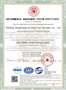 山东中创联电气设备有限公司-EMS证书英文_01
